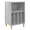 vidaXL Soporte para tocadiscos Sonoma gris 47 x 39,5 x 74,5 cm