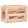 vidaXL Jaula para h&aacute;mster madera maciza abeto 80x40x43 cm