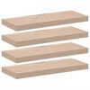vidaXL Estantes flotantes 4 uds madera de ingenier&iacute;a 60x23,5x4 cm