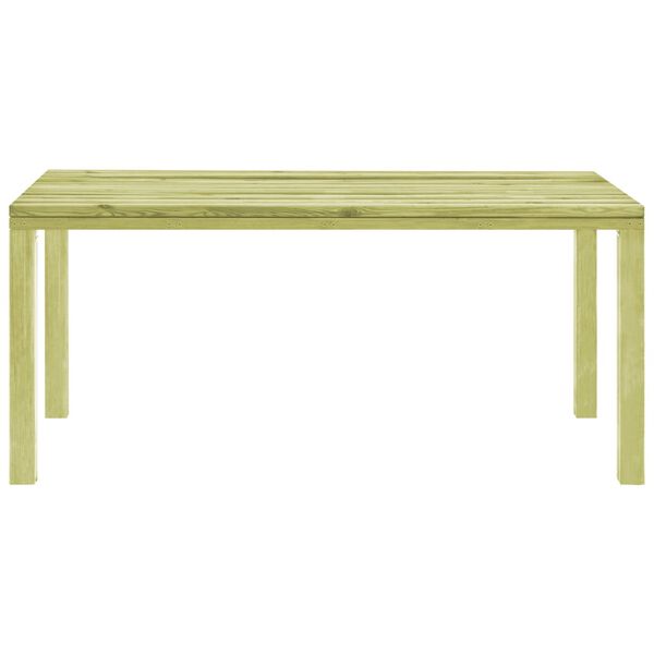 vidaXL Mesa de jard&iacute;n 170x75,5x77 cm madera de pino impregnada