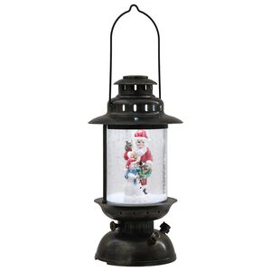 vidaXL Christmas Lantern ESPOO Blanco Fr&iacute;o &Oslash; 21 x 40,5 cm