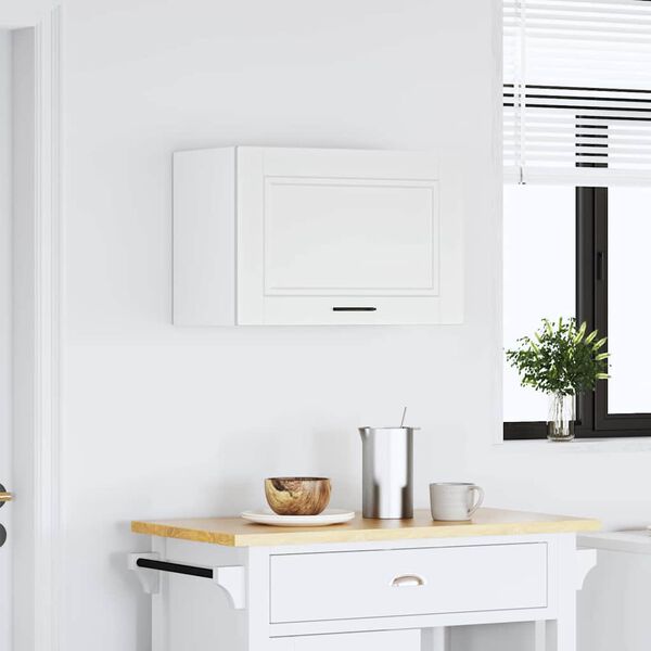 vidaXL Armario de pared para cocina Porto madera de ingenier&iacute;a blanca