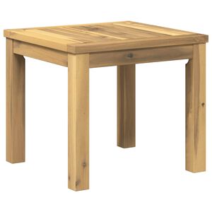 vidaXL Mesa de centro Blanco 40 x 40,5 x 36 cm Madera de Acacia S&oacute;lida