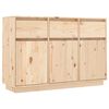 vidaXL Aparador de madera maciza de pino 111x36x75 cm