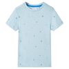 vidaXL Camiseta infantil azul claro 140