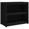 vidaXL Mueble de cocina exterior madera maciza pino negro 106x55x92 cm