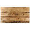 vidaXL Tablero de mesa borde natural madera maciza mango 120x60x3,8 cm
