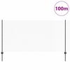 vidaXL Valla con Poste Gris 1,2 x 100 m Acero y PVC