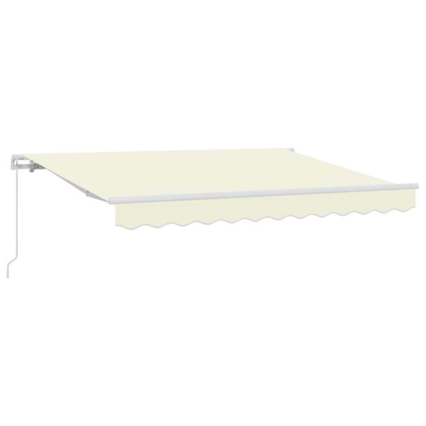 vidaXL Toldo Retr&aacute;ctil Manual Crema 250 x 200 cm tela