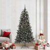 vidaXL &Aacute;rbol de Navidad artificial Verde 210 cm PVC, Pl&aacute;stico y Acero