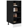 vidaXL Gabinete Base de Cocina Roble negro 30 x 44,5 x 81,5 cm