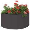 vidaXL Jardinera Negro 120 x 60 x 50 cm Acero