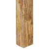 vidaXL Mesa de bar madera maciza de mango rugosa 112x60x108 cm