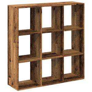 vidaXL Librer&iacute;a divisora madera ingenier&iacute;a envejecida 102x29x103,5 cm