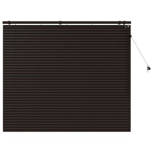 vidaXL Persiana veneciana Marr&oacute;n Oscuro 160 x 130 cm 35 mm
