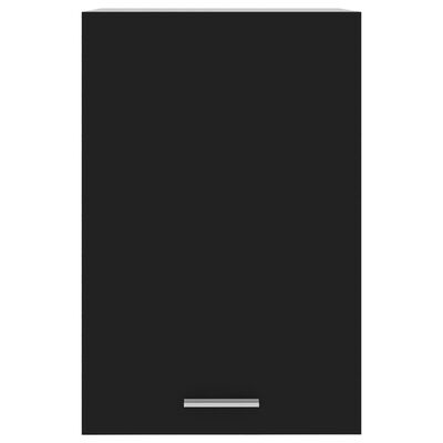 vidaXL Armario colgante de cocina contrachapada negro 39,5x31x60 cm