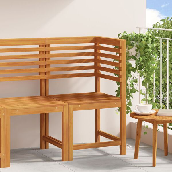 vidaXL Silla de Jardín Marrón 50 x 50 x 91cm Madera maciza de Acacia