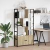 vidaXL Estante de libros Roble Sonoma 80 x 30 x 155,5 cm