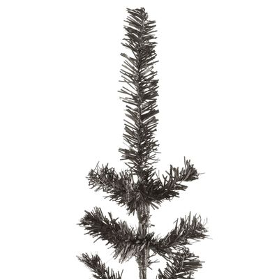 vidaXL Árbol de Navidad delgado negro 240 cm