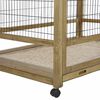 Kerbl Jaula de animales para uso interior madera marrón 116x75x70 cm