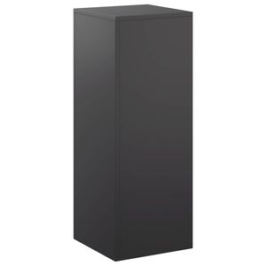 vidaXL Soporte de plantas Negro 30 x 30 x 80 cm Acero