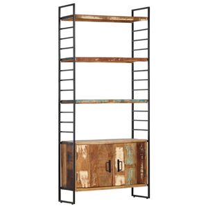 vidaXL Estanter&iacute;a de 4 niveles madera maciza reciclada 80x30x180 cm