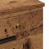 vidaXL Armario de Noche con caj&oacute;n Madera vieja 38 x 38 x 66 cm