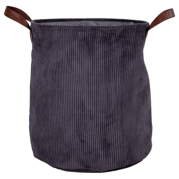 House Nordic Cesta de la ropa sucia Nora gris corduroy