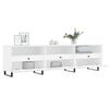 vidaXL Mueble de TV madera contrachapada blanco 150x30x44,5 cm