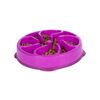 Outward Hound Minicomedero lento para perros Slo Bowl morado