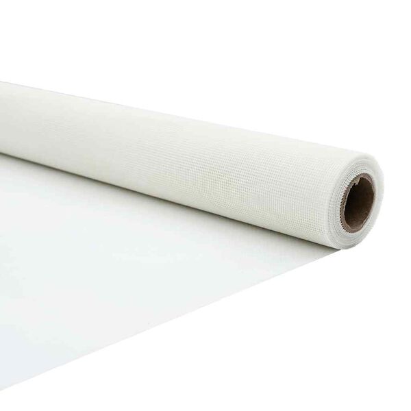 vidaXL Malla mosquitera Blanco 100 x 1000 cm Acero
