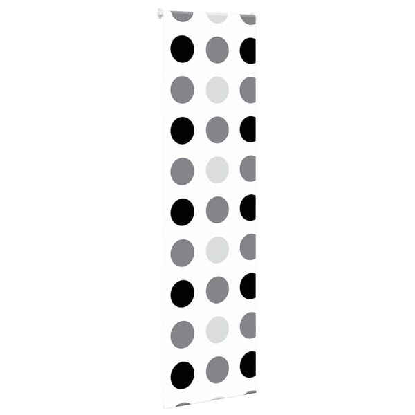 vidaXL Estor enrollable para ducha tela 60x240 cm ancho 56 cm