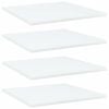 vidaXL Estante estanter&iacute;a 4uds madera contrachapada blanco 40x40x1,5cm