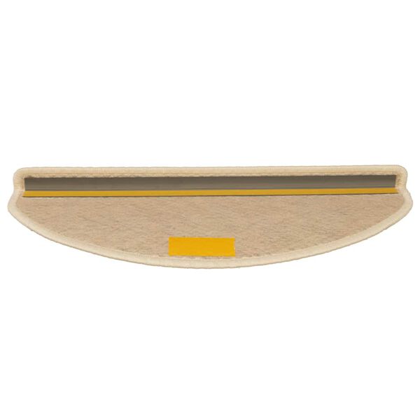 vidaXL Alfombra autoadhesiva escalera sisal 30 uds 65x21x4 cm Berber