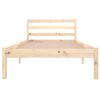 vidaXL Estructura de cama sin colch&oacute;n madera maciza de pino 90x200 cm