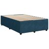 vidaXL Cama box spring con colch&oacute;n terciopelo azul 120x200 cm