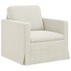 vidaXL Sof&aacute; Crema 78 x 78 x 80 cm Terciopelo