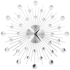 vidaXL Reloj de pared con movimiento de cuarzo 50 cm dise&ntilde;o moderno