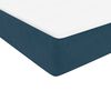 vidaXL Cama box spring con colch&oacute;n terciopelo azul oscuro 90x220 cm