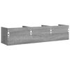 vidaXL Muebles pared 2 uds madera ingenier&iacute;a gris Sonoma 75x18x16,5 cm