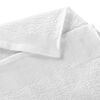vidaXL Toallas de mano 10 uds algod&oacute;n blanco 350 g/m&sup2; 50x100 cm