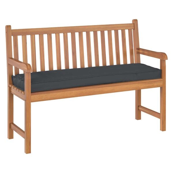 vidaXL Coj&iacute;n Negro 140 x 40 x 8 cm Tela Oxford