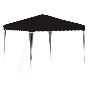 vidaXL Carpa Plegable para Fiestas Negro 288 x 288 x 245 cm