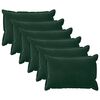vidaXL Funda de almohada 6 pcs HOUTEN Verde oscuro 40 x 60 cm