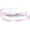 vidaXL Estructura de cama de matrimonio con cabecero madera maciza