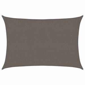 vidaXL Toldo de vela gris antracita HDPE 160 g/m&sup2; 2x2,5 m