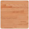 vidaXL Tablero de mesa cuadrado de madera maciza de haya 40x40x4 cm