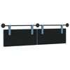 vidaXL Cabecera Colgante Liso Azul 190 x 55 x 5 cm Tela de Pana