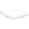 vidaXL Tablero de mesa de bambú 70x70x2,5 cm