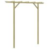 vidaXL P&eacute;rgola de jard&iacute;n de madera 205x40x203 cm
